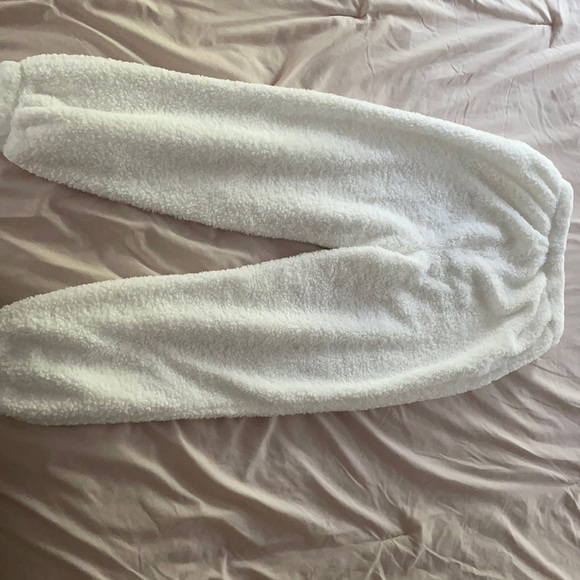 SHEIN Pants - White Fluffy Pants
